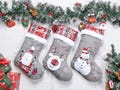 Custom Family Christmas Stockings,Holiday Stocking,Christmas Stockings With Name,3D Plush Character,Holiday Stocking Decoration,Xmas Gift product logo