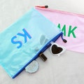 Large Shadow Monogram Pool Bag,Bridesmaids Wedding Bag,Custom Bachelorette Sunscreen Bag,Sunscreen Storage Bag,Bachelorette Gift product logo