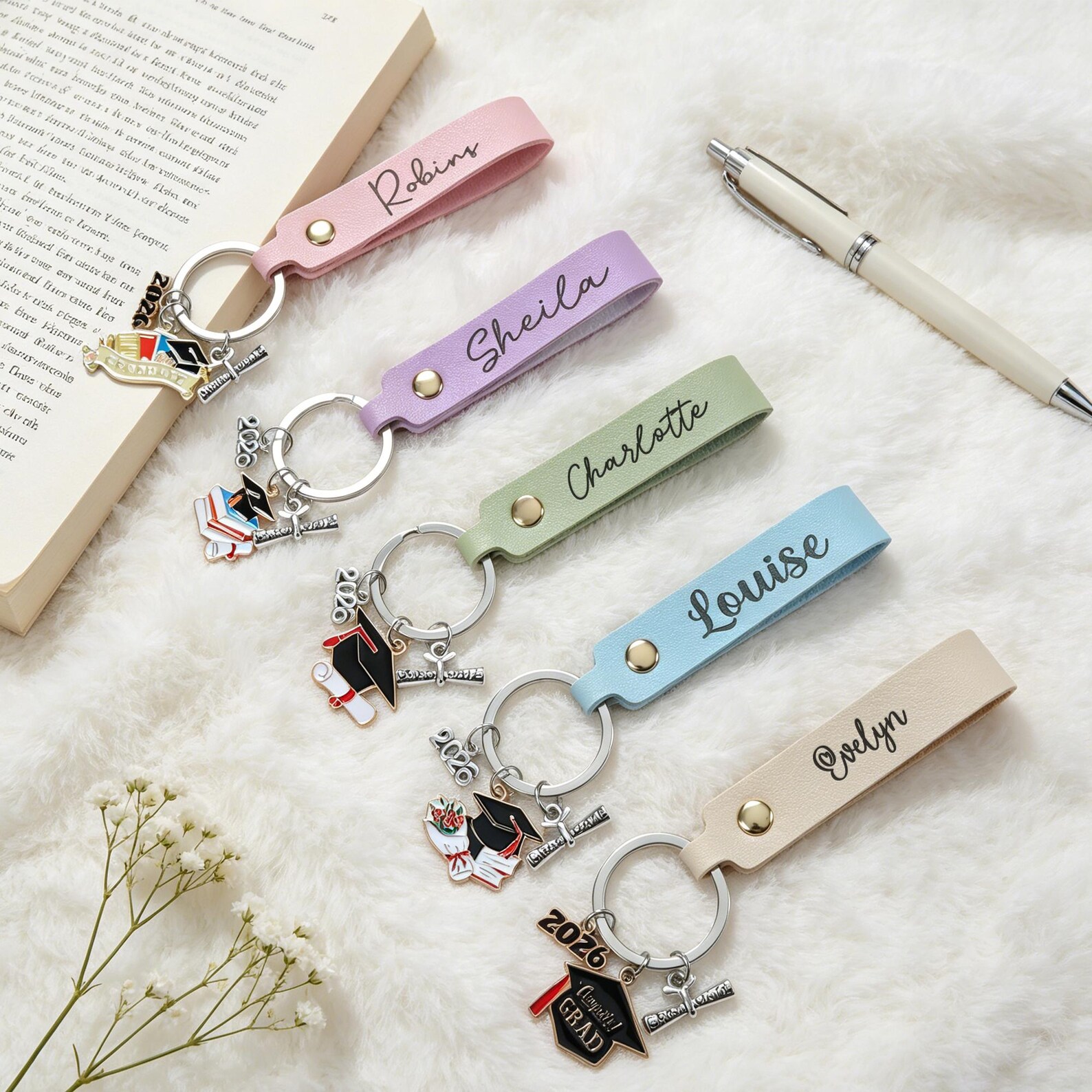 Personalized Graduation Keychain,graduation Keyring,gift for Graduates ...