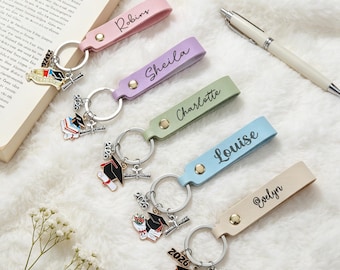 Personalized Graduation Keychain,Graduation Keyring,Gift for Graduates,College Graduation Gift,Graduation Gift for Her,Class of 2026