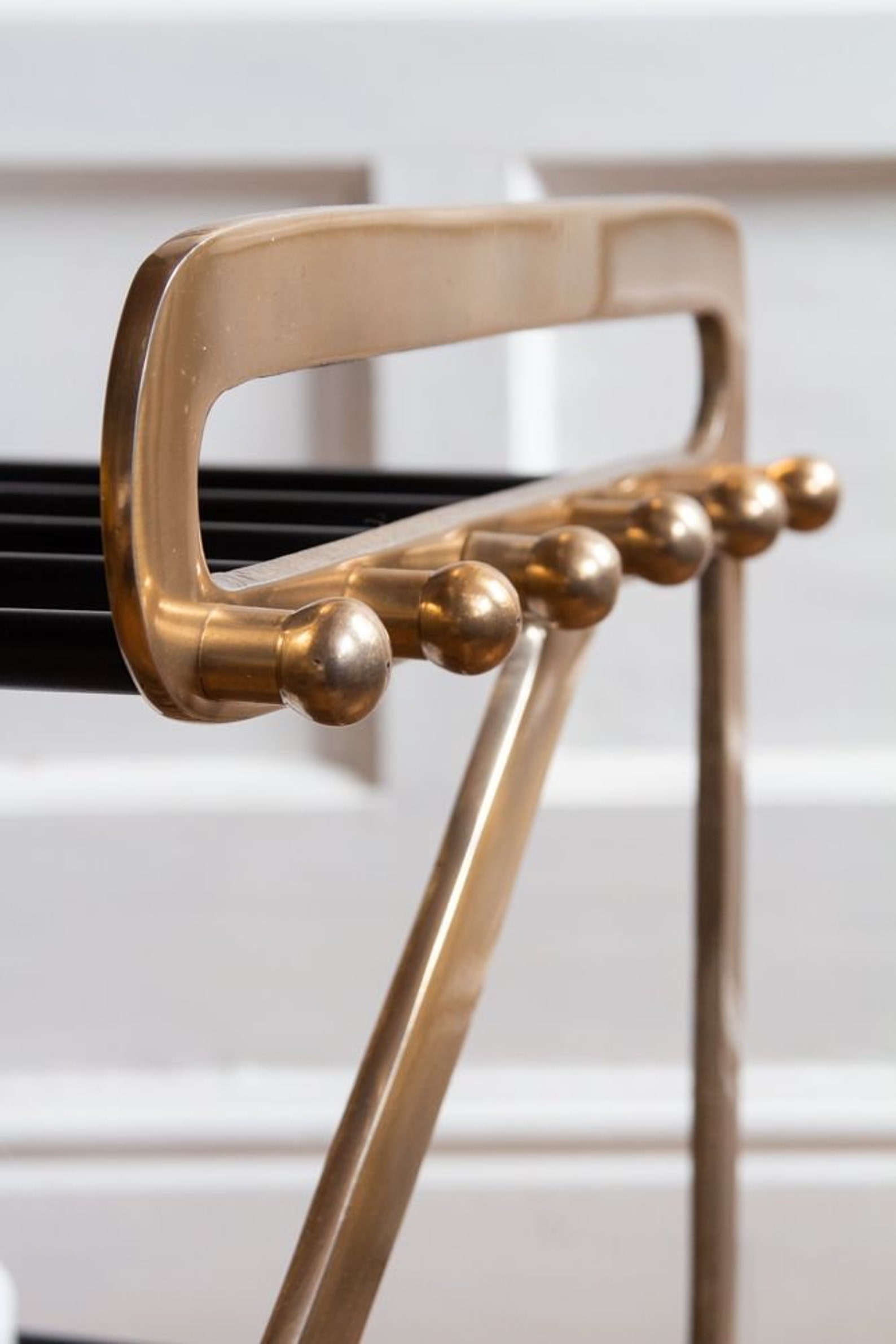 Threetier Black & Brass Shoe Rack Dazzling Design for Etsy