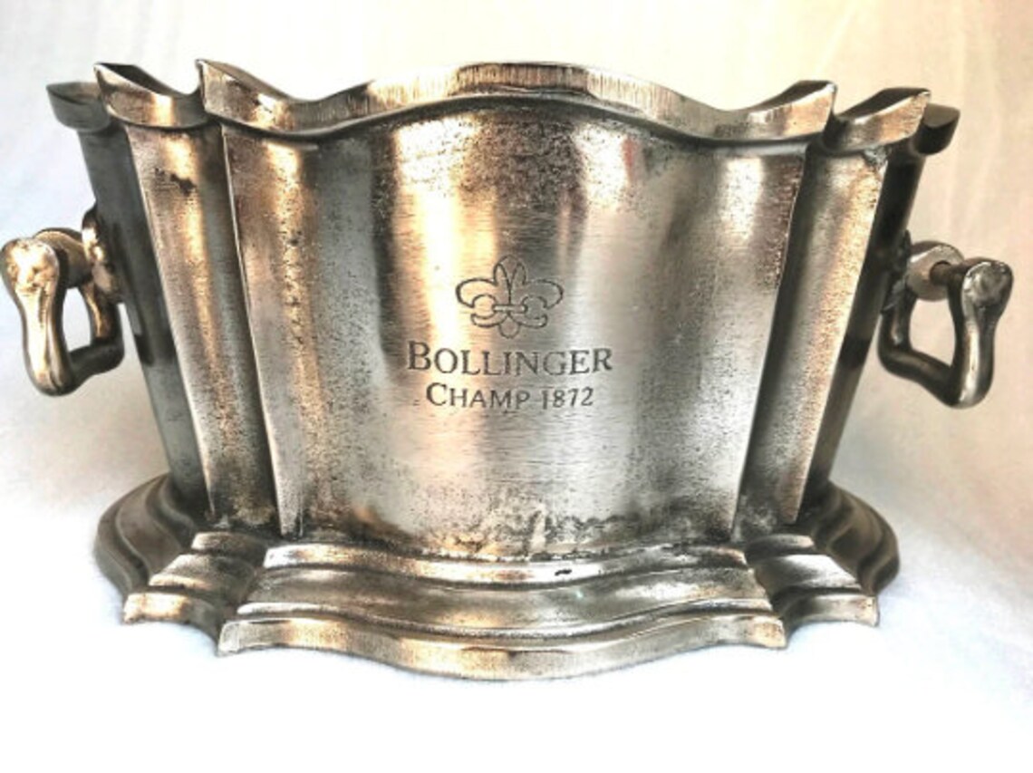 Golden Wine Cooler Bollinger Champagne 1872 Trophy for Winners Etsy
