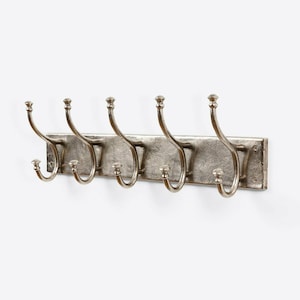 Decorative Vintage Coat Hanger hooks | Wall Mounted Coat Hook | Heavy Duty Hook Nickel | Aluminium Coat Hooks | Coat Hanger | Cloth Hangers