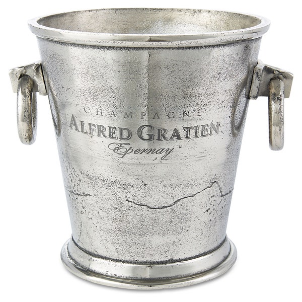 Ice Bucket Epernay French Alfred Gratien Champagne Cast Aluminum