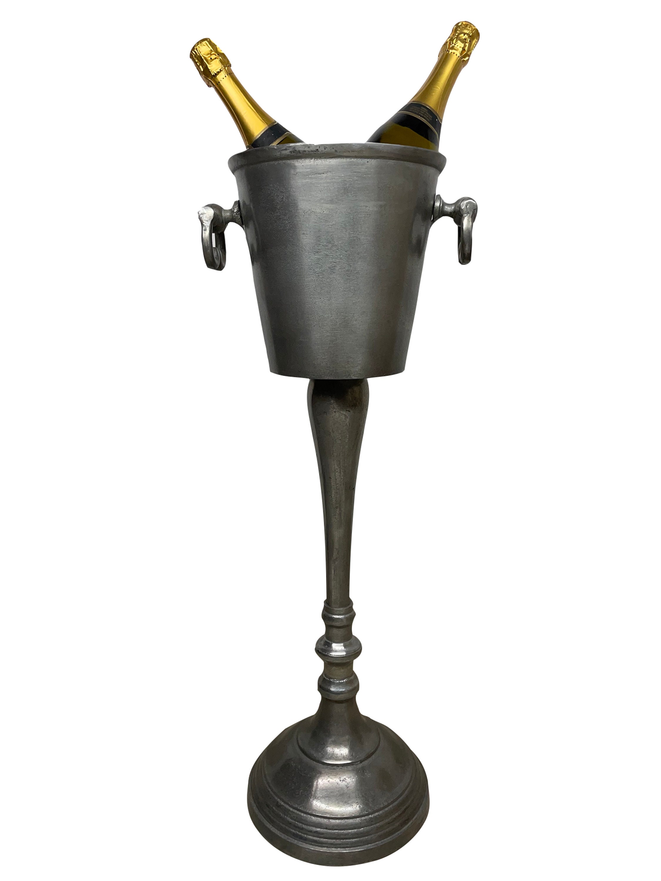 Floor Standing Ice Bucket for Two Bottles Beverage Chiller DUTY FREE Barware Aluminium Casted Etsy