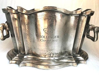 Enfriador de vino Bollinger Champ 1872 Trofeo solo para ganadores Macetero de cubo de hielo