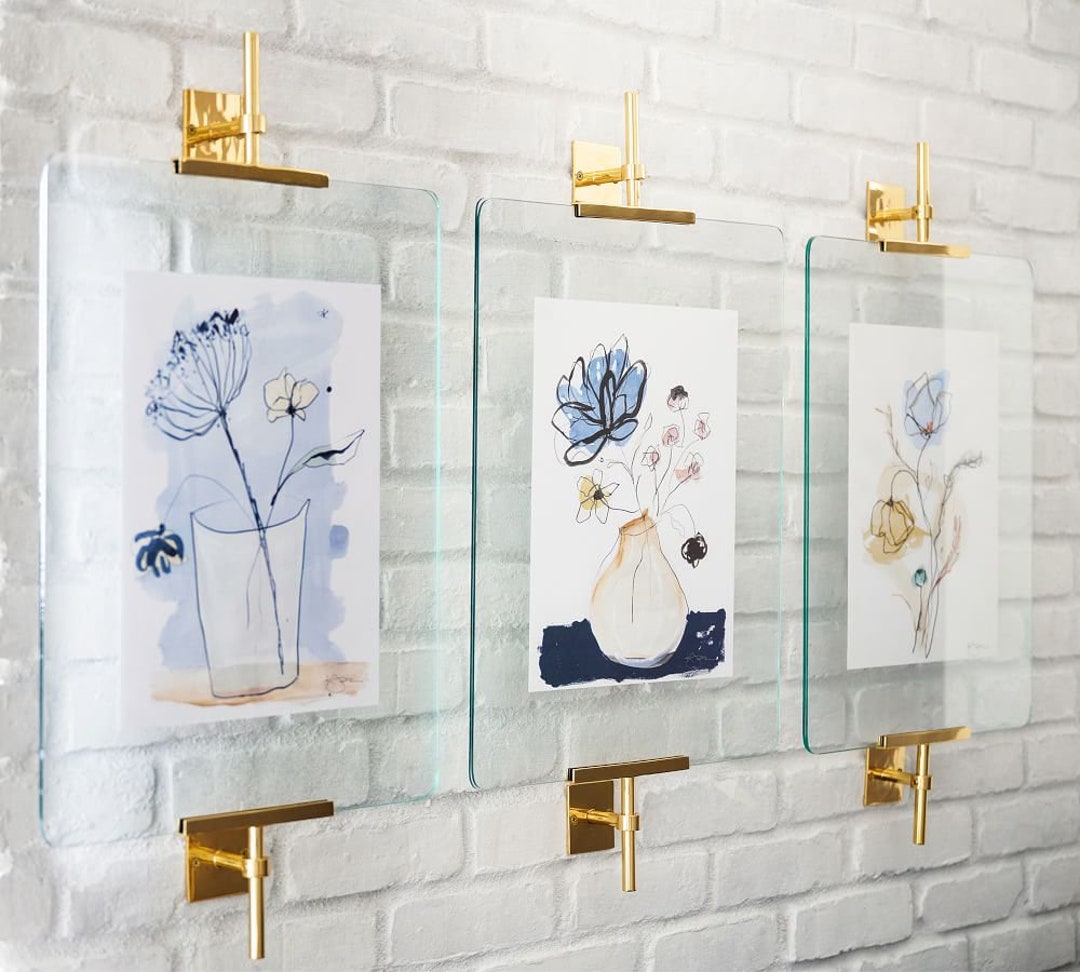 Wall Mounted Floating Photo Frames Art Display Picture Wall Decor Etsy
