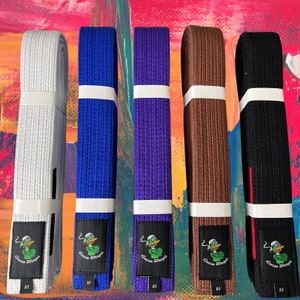Custom PEARL Weave Jiu Jitsu Belts, Goose Wraps, Veteran Owned, More Durable Than Regular Cotton Belts, High Quality Competition Belt