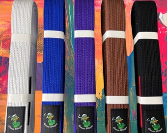 Custom PEARL Weave Jiu Jitsu Belts, Goose Wraps, Veteran Owned, More Durable Than Regular Cotton Belts, High Quality Competition Belt