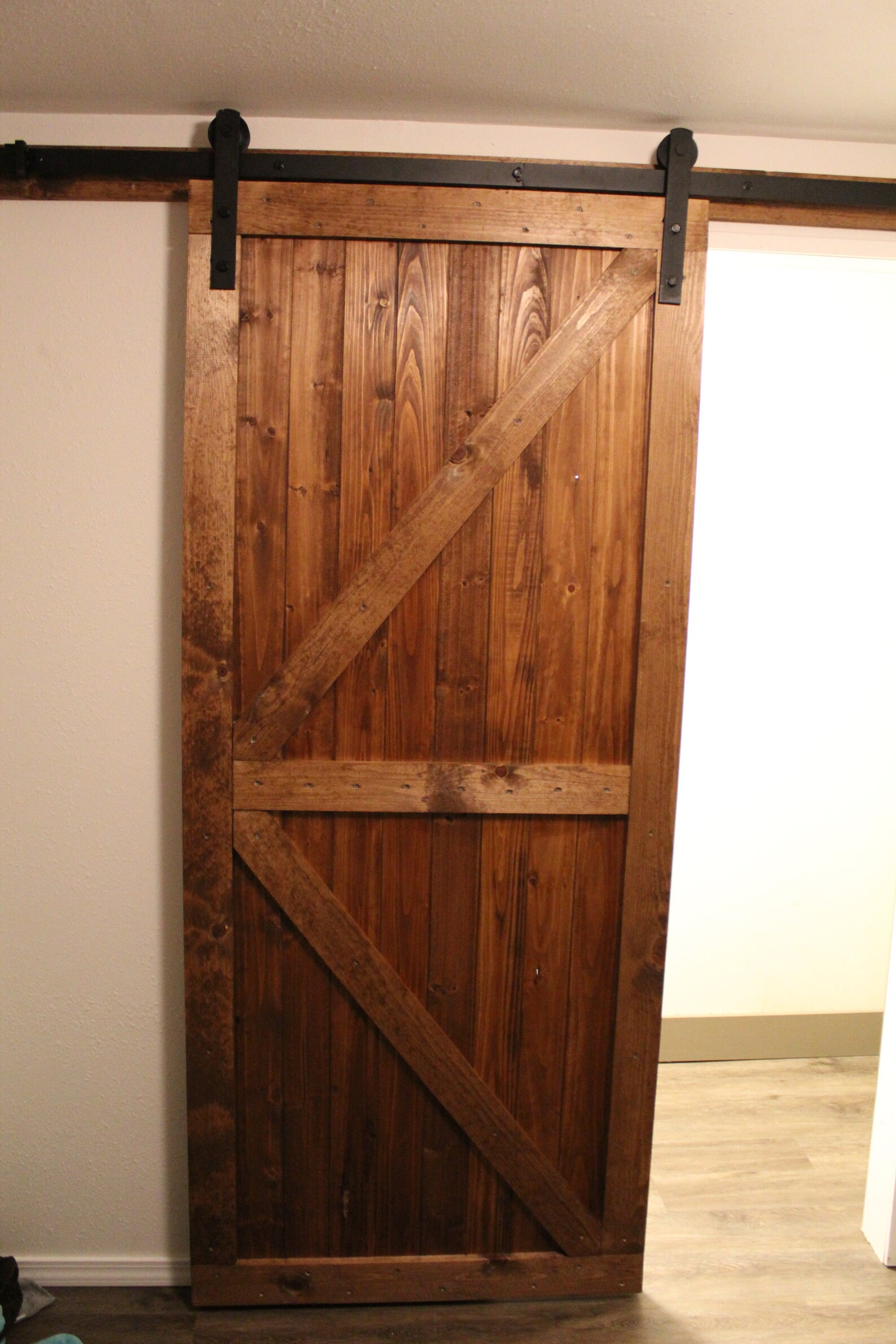 Barn Door Plans Easy To Follow Low Cost Double Sided Sliding Etsy