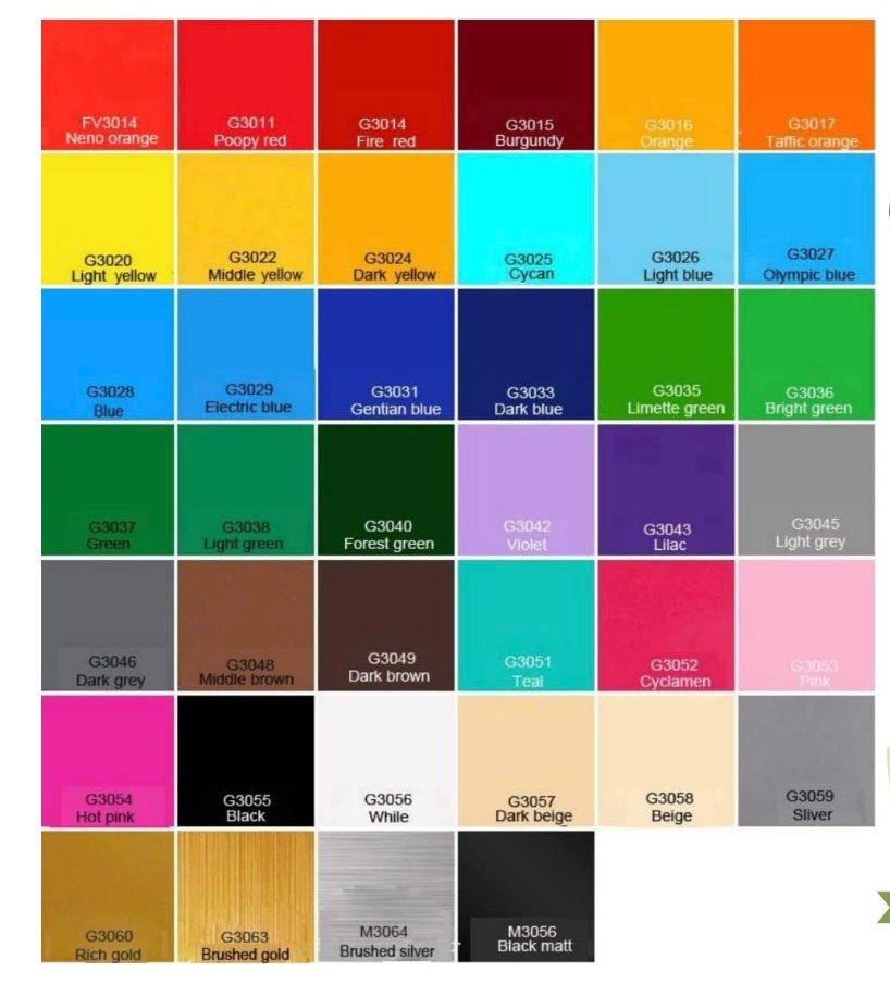 Custom Name Vinyl l Solid Colors | Etsy