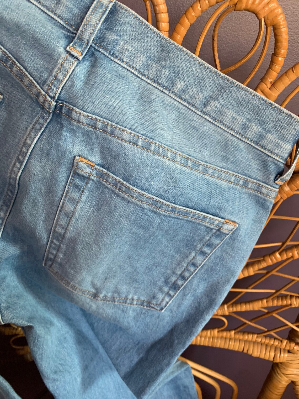 Everlane Denim Jeans Boyfriend Cut Cuffed 28 Soft Denim Light | Etsy