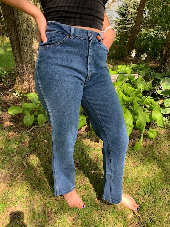 Vintage FARAH Faucet Jeans | Boho Flared Denim Pa… - image 4