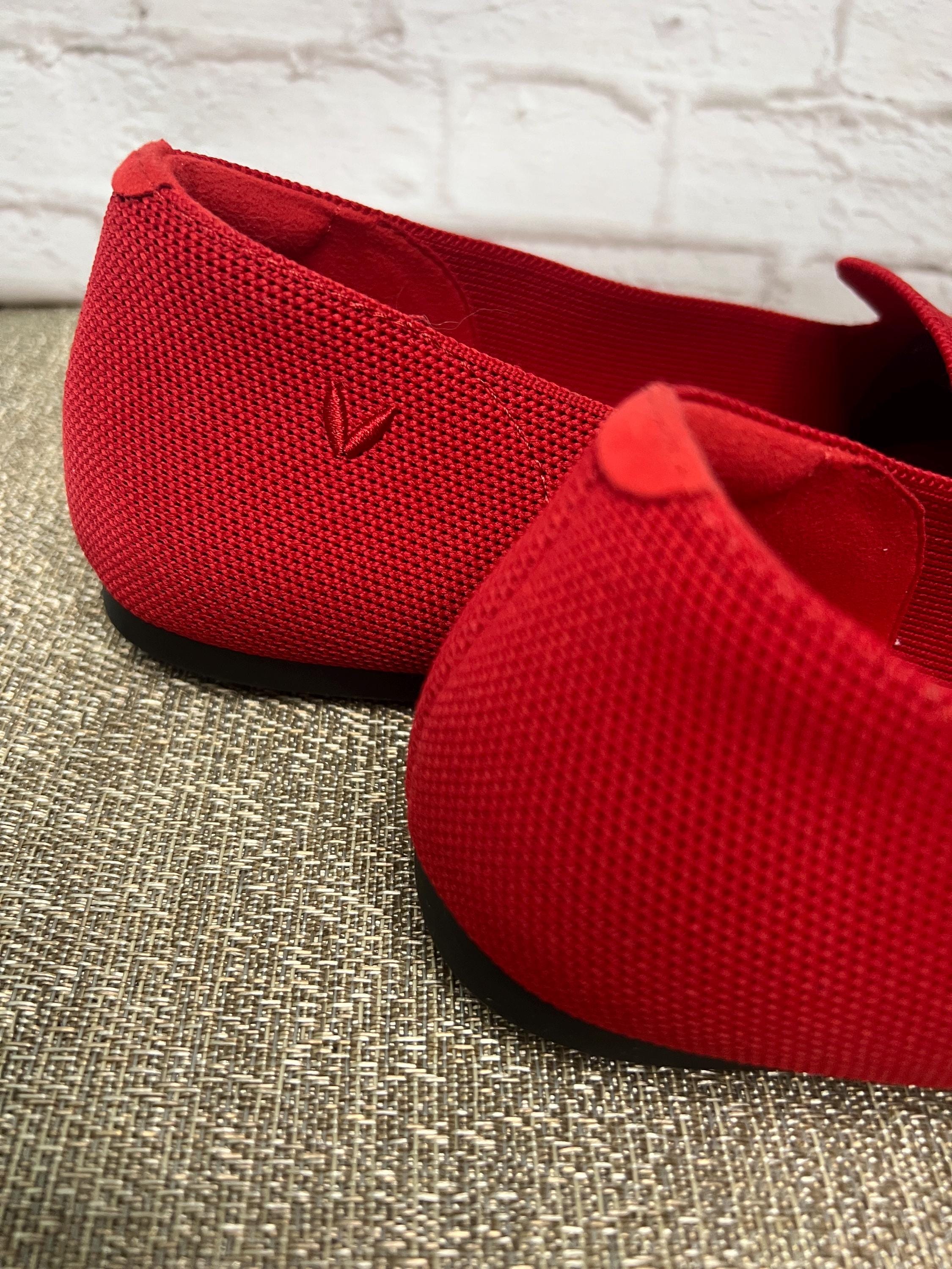 VIVAIA Red Cheetah Shoes 42 Flat Cat Leopard - Etsy