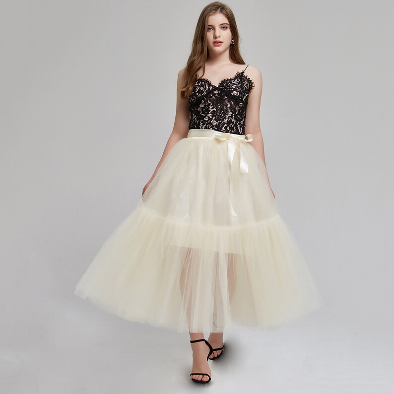 Black tulle skirt.Sexy tulle long skirt.Brown tulle skirt.Women/'s skirt.Bridesmaid/'s ballet skirt.Bride/'s tulle skirt.Spring Dating skirt