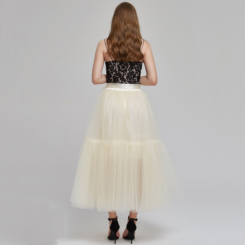 Black tulle skirt.Sexy tulle long skirt.Brown tulle skirt.Women/'s skirt.Bridesmaid/'s ballet skirt.Bride/'s tulle skirt.Spring Dating skirt