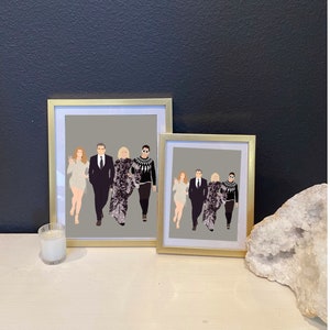 Schitt&#39;s Creek Minimalist Digital Portrait
