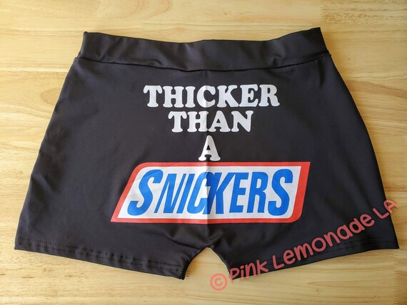 snickers biker shorts