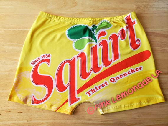 Squirt Snack Shorts High Waisted Booty Shorts Stretchy Biker Shorts for  Women Sexy Candy Shorts 