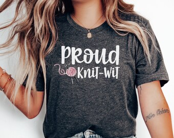 Funny Knitting Lover Gift, Grandma Knitting Tee Or Sweatshirt, Mom Crafting Shirt, Christmas Gift Idea For Mom, Grandma, Knitting T-Shirt