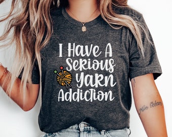 Funny Knitting Lover Gift, Grandma Knitting Tee Or Sweatshirt, Mom Crafting Shirt, Christmas Gift Idea For Mom, Grandma, Knitting T-Shirt
