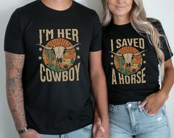 Country Western Music Funny Couples Shirt, Couples Outfit Concert T-Shirts Husband And Wife Couples Nashville Trip Tees Boyfriend Girlfriend