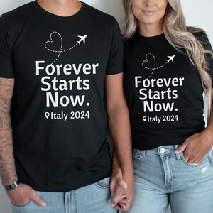 Honeymoon Couples Matching Shirt, Custom Husband and Wife Shirts, Couples Outfit, Cute Personalized Destination Honeymoon Couples Trip Tees
