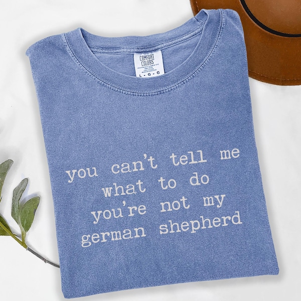 Camiseta divertida de pastor alemán, camiseta para mamás de pastor alemán de Comfort Colors