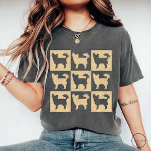 Long Haired Chihuahua Shirt, Chihuahua Dog Mom Comfort Colors TShirt, Gifts For Dog Lovers, Chihuahua Gifts For Her, Dog Lover Birthday Gift