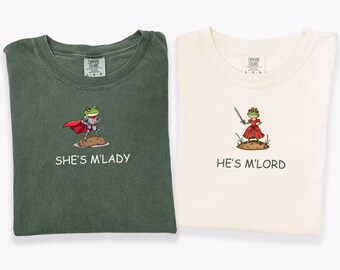 Comfort Colors Frog St Patricks Day Couples Shirts, Funny Husband Wife Matching Honeymoon Tees, Boyfriend Girlfriend TShirts