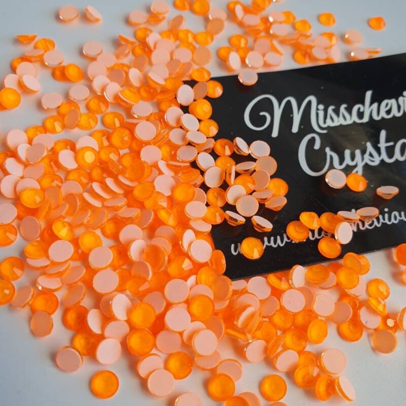 Orange Rhinestones - Etsy