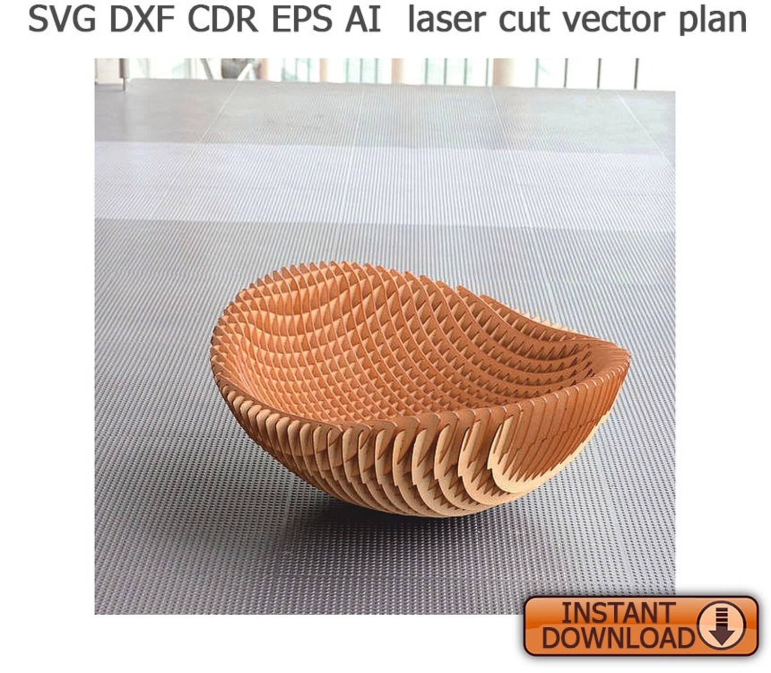 Download Parametric vase. decor for home 3d model Vector plan of the | Etsy