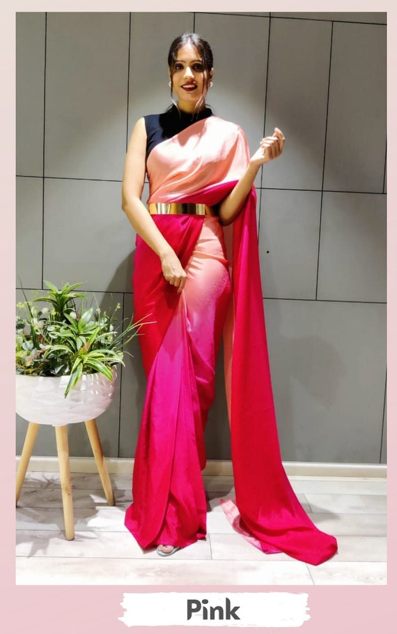 New Bollywood Saree Party Wear Saree Designer Saree for Women - Etsy UK