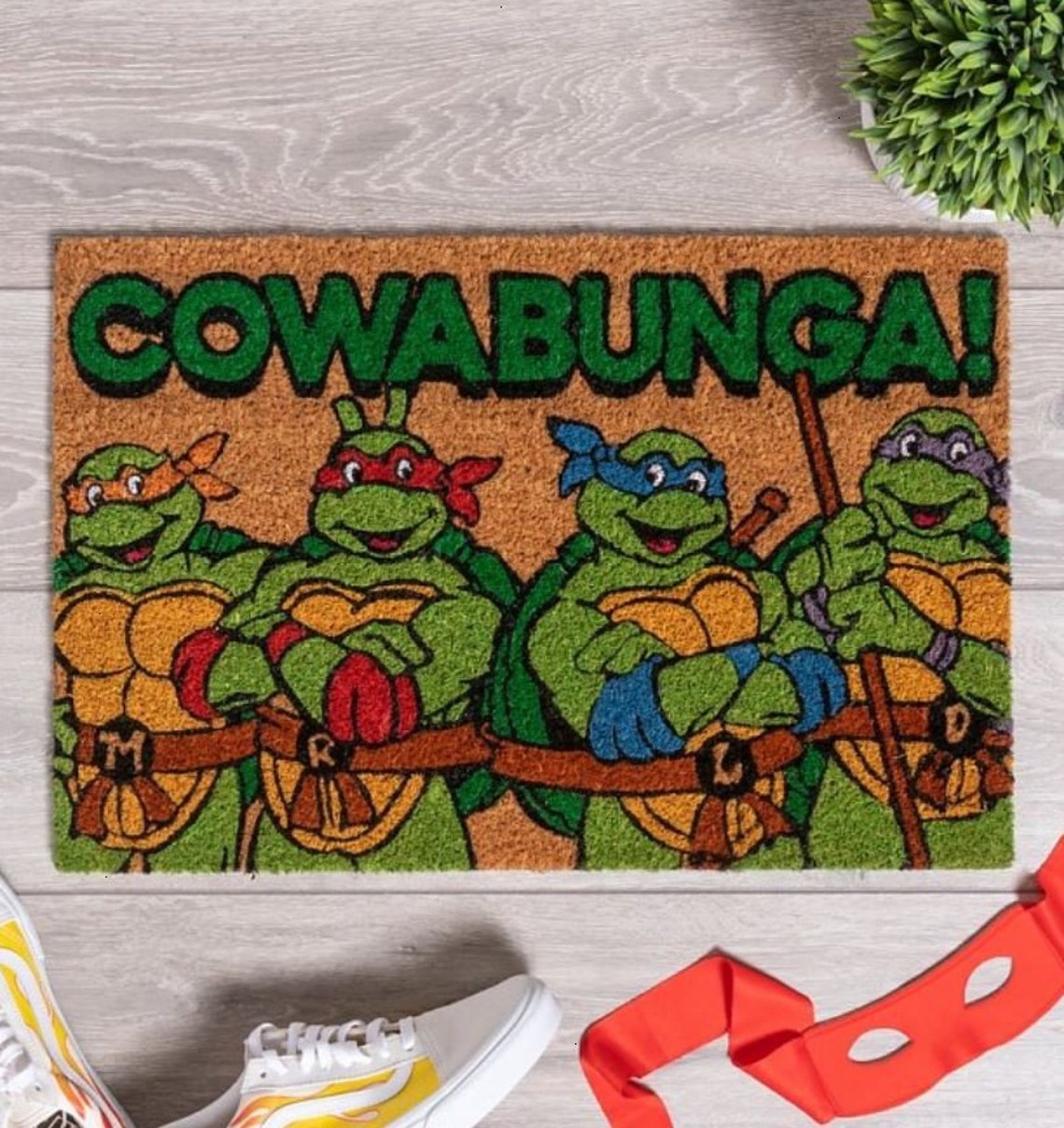 Teenage Mutant Ninja Turtles Cowabunga DoormatGift For Etsy