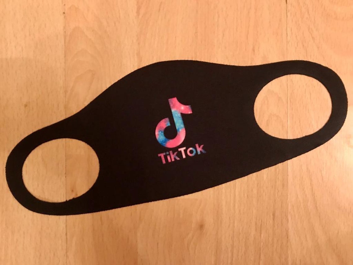 Tiktok face mask. Breathable washable Tiktok face mask Etsy