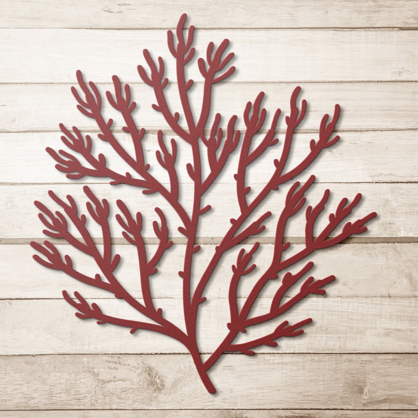 Metal Wall Decor, Coral Sea Decor, Sea Lovers Gift Idea Metal Sign, Coral Metal Wall Art Outdoor