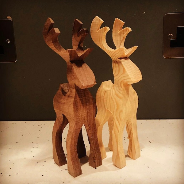 Bandsaw Reindeer Plans with instructions (PDF download)