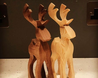 Bandsaw Reindeer Plans with instructions (PDF download)