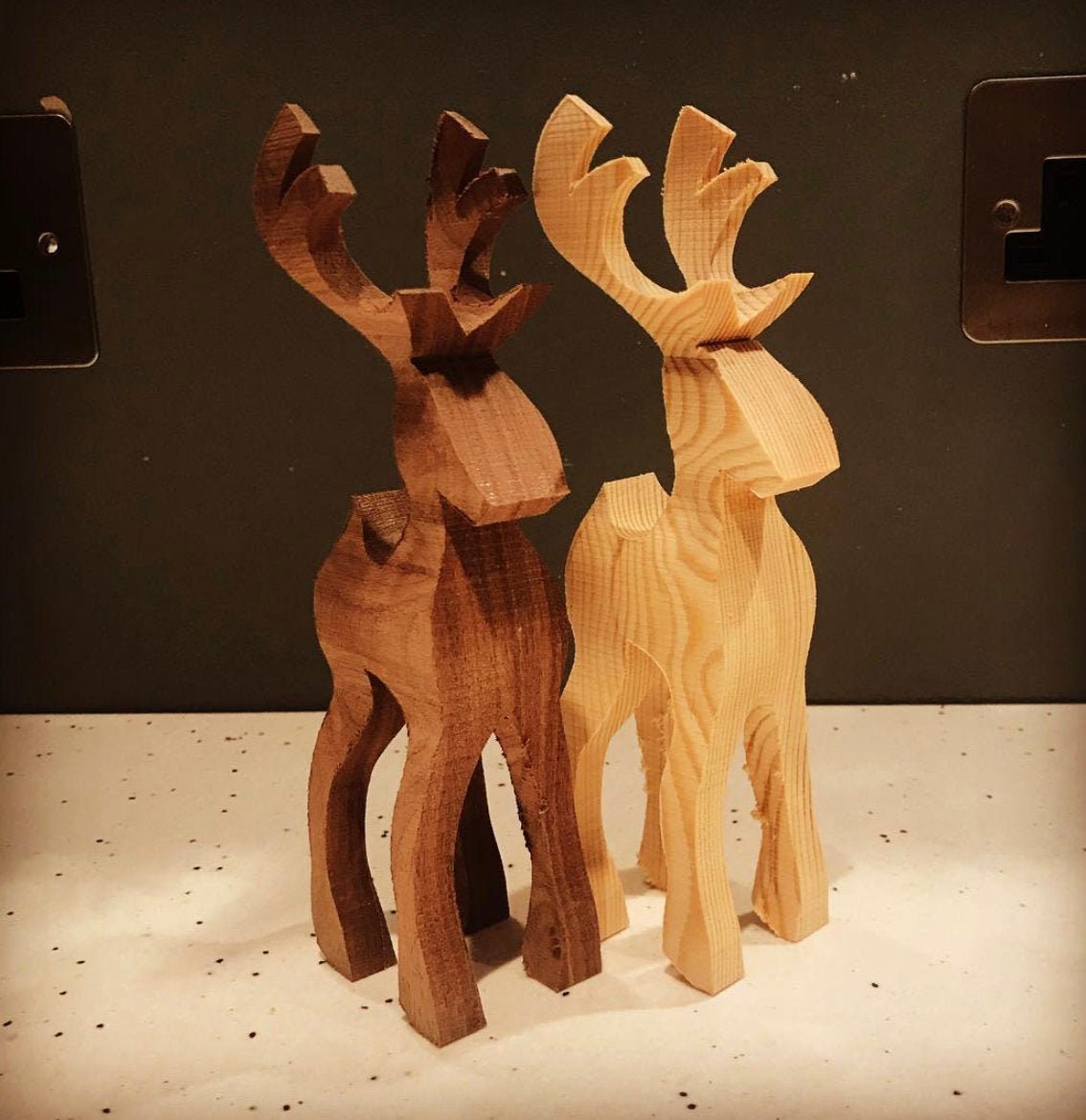 Free Bandsaw Reindeer Template