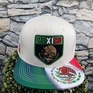 Escudo Mexicano Mexican Eagle Hat | Mexican Emblem | Aguila Mexicana Adjustable Snapback Cap