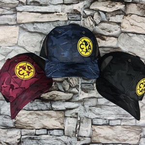Hat Club America| meshback Adjustable cap| Gorra del Club America|logo hecho %100 de vinil