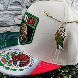 San Judas | Cristo | Emblema Mexicano | Chain pins | Hat Pin | Pin de Cadena Para Gorras