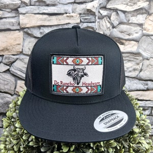 DE RANCHO Adjustable Snapback Hat Meshback Cap | Gorra De Malla