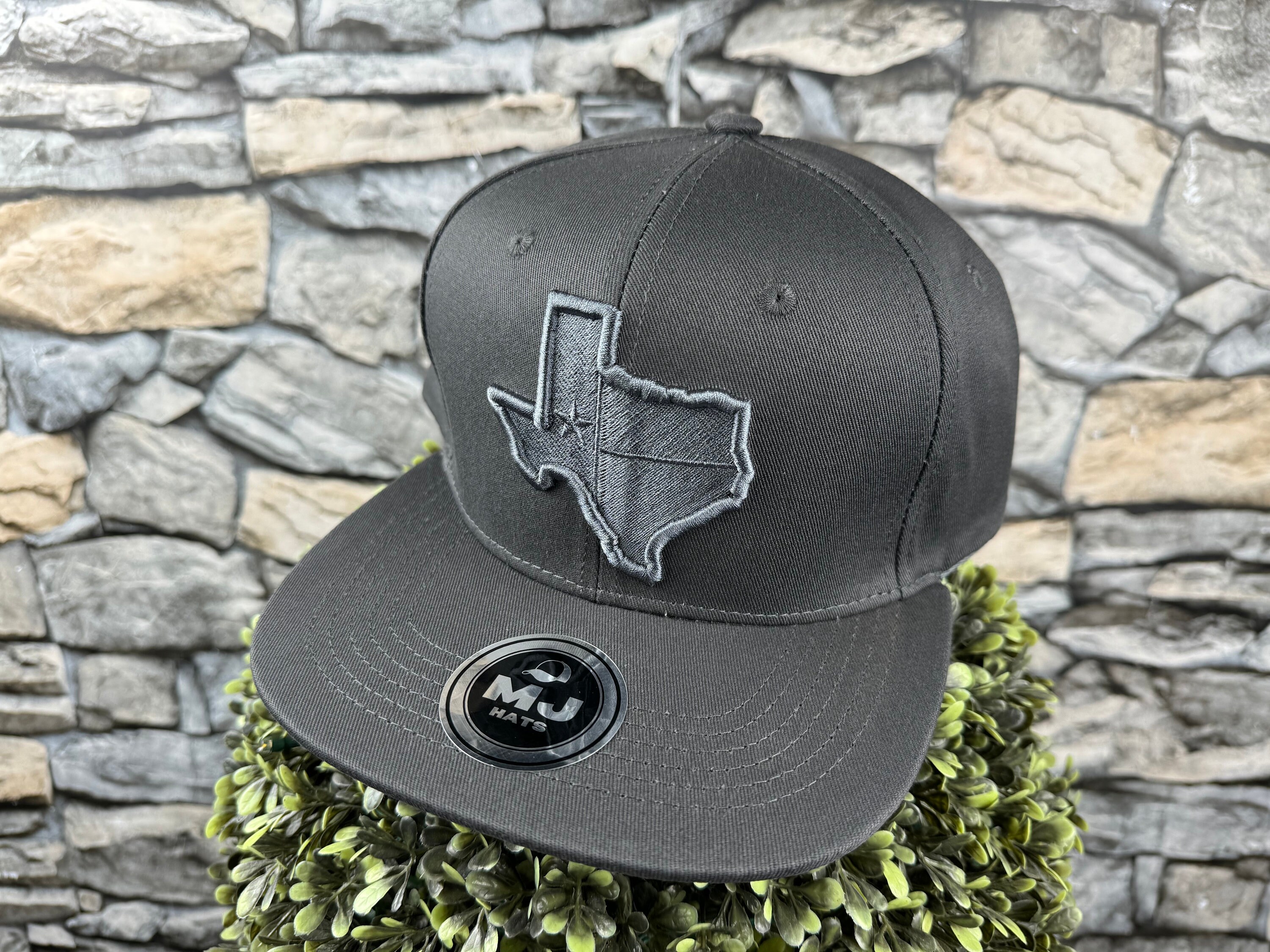 Texas State Map Dad Hat – Embroidered Low-Profile Cotton Cap (Grey) - View #8