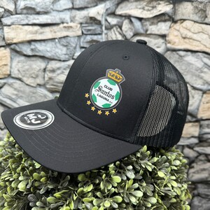 Santos | Club Santos Laguna Adjustable Snapback Hat Meshback Cap | Logo Hecho %100 De Vinil