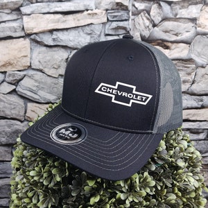 Chevrolet Emblem | Chevrolet Logo Adjustable Snapback Hat Meshback Cap | Gorra De Malla | Logo Hecho %100 De Vinil