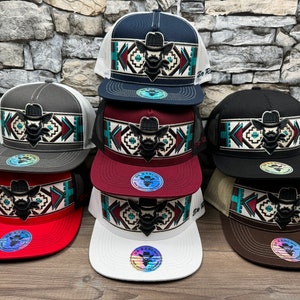 DE RANCHO Adjustable Snapback Hat Meshback Cap | Gorra De Malla