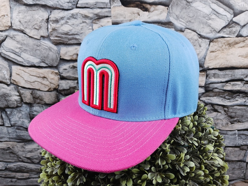 Mexico Hat Mexican Flag Hecho En Mexico Adjustable Snapback Cap Etsy