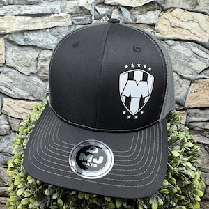 Rayados De Monterrey Hat | Rayados De Monterrey  Adjustable Snapback  Meshback Hat | Logo Made Of Vinyl