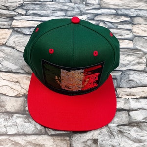 Bandera De Mexico  | Mexican Flag Adjustable Snapback Cap